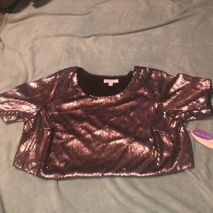 Plus Sequence Crop Top